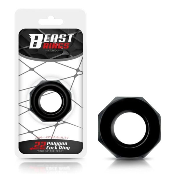 beast rings penisring polygon svart 657871